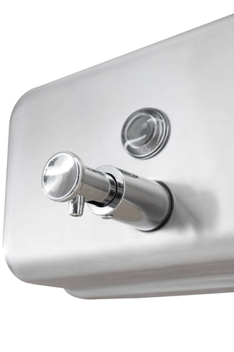 How to refill a wall mounted soap dispenser