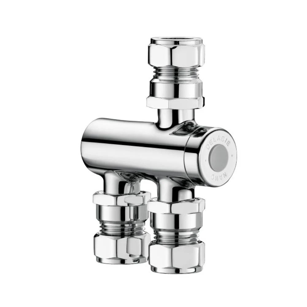 732115 / 732116 DELABIE PREMIX NANO Thermostatic Mixing Valve Ø15mm