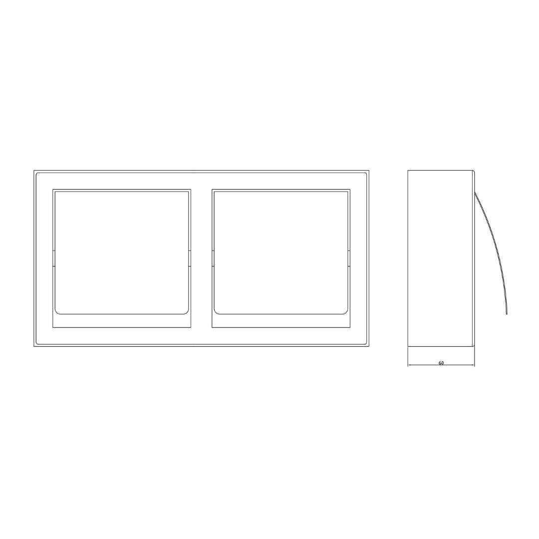 Stainless Steel Toilet Roll Holder - 2 Roll