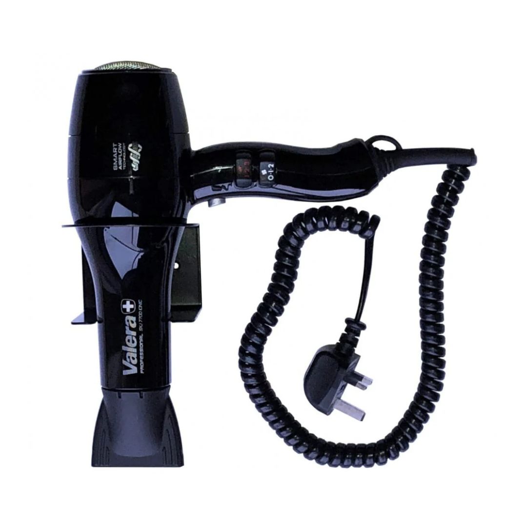 Valera Swiss Silent Jet 7700 Ion Hair Dryer with Concentrator Nozzle and Wall Bracket 2000W - EPAVKB-B