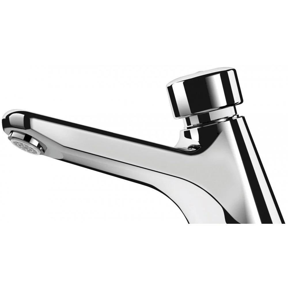745301 DELABIE TEMPOSTOP Time Flow Tap with Anti Block & Reinforced Fixing