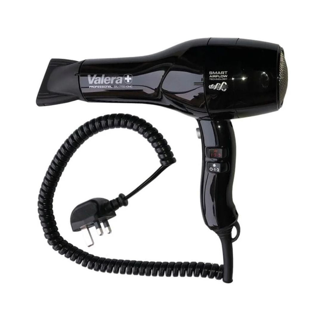 Valera Swiss Silent Jet 7700 Ion Hair Dryer with Concentrator Nozzle 2000W - EPAVKB