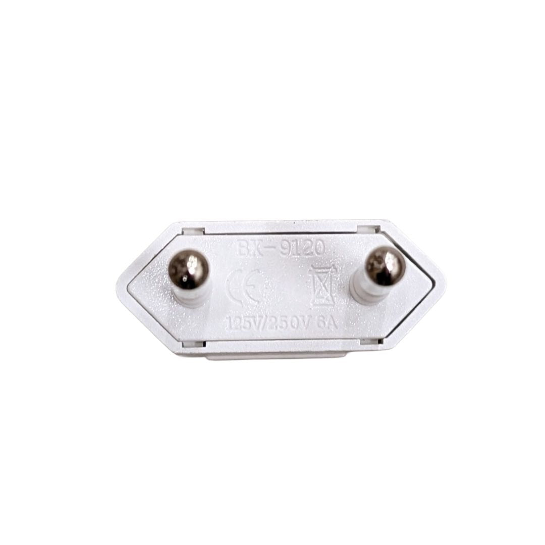 EU To UK Hair Dryer Shaver Socket 2 Pin Adaptor
