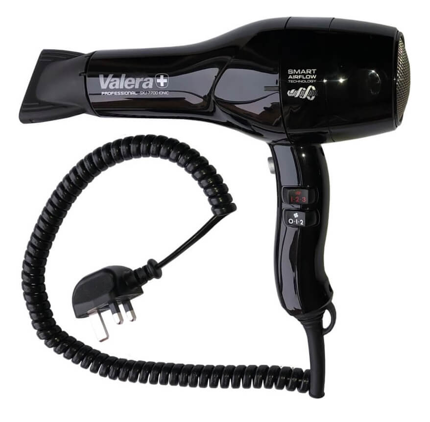 Valera Swiss Silent Jet 7700 Ion Hair Dryer with Concentrator