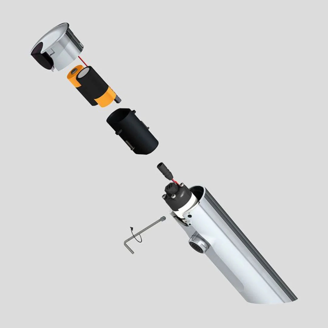 44000615 DELABIE TEMPOMATIC 4 Automatic Battery Powered Deck Mounted Sensor Tap